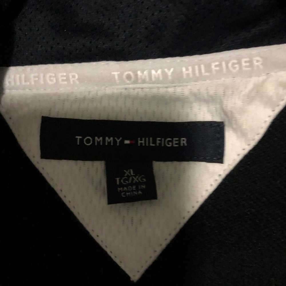 Tommy Hilfiger Spell Out Zip Hoodie Short Sleeve - Picture 5 of 7
